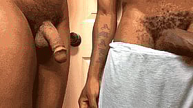 BBC Cuckold: Two Naked Men with Huge Cocks'