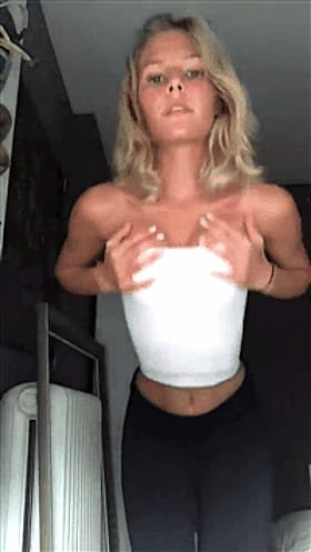 Blonde Babes Showing Off Their Non-Nude Bodies'