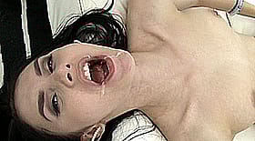 Brunette Crystal Greenvelle Gives A Squirting Cumshot'