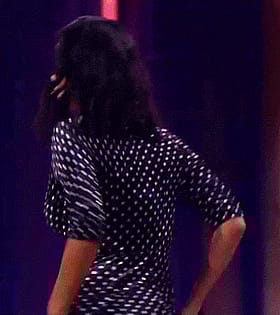 Big Tits Brunette Celebrity Shows Off Her Non-Nude Body'
