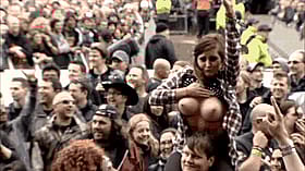 Big Tits Flashing in Public: A Boob-Filled Extravaganza'