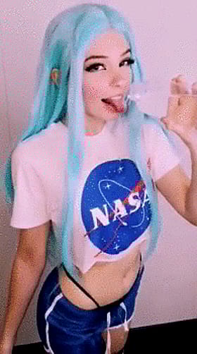 Belle Delphine's Blue Hair: Wet and Wild'