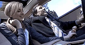 Blonde Babes Give Handjobs to Dudes in Cars'