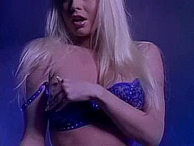 Pornstar's Titty Tug: Blue Lace Bikini'