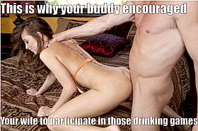 Cheating Wife Gets Drunk and Fucked by Her Husband's Friend'