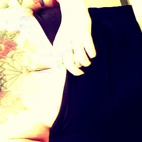 Hot Babe's Tattooed Backside'