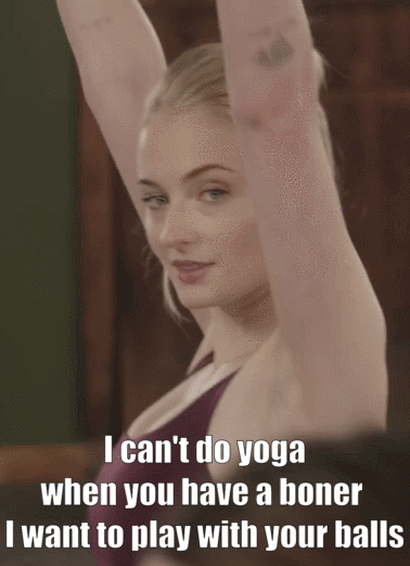 I Can't Do Yoga When You Have a Honer! picture 1 of 1