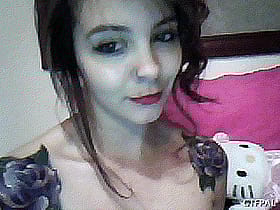 Sexy Brunette Girlfriend with Funny Eyes'