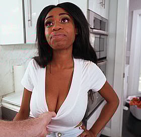 Big Tits, Cleavage & Ebony: A Non-Nude Sensation'