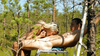 Sensual Handjob in the Woods: A Sizzling Outdoor Experience picture 1 of 1