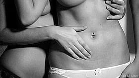 Fondling Lesbian's Belly: A Sensual Experience'