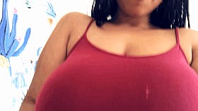 Chubby Ebony Boobs Revealing'