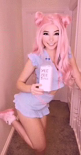 Belle Delphine's Cute Jump: Non-Nude Babes Ass'