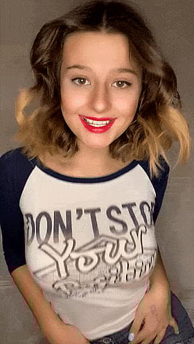 Amateur Brunette with Big Tits: Don't Stop Yourself from Staring'