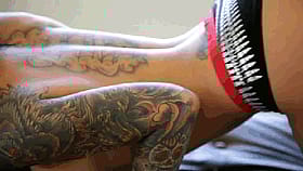 Hot Booty with Tattoos: Sexy Panties and Ass'