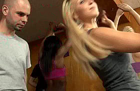 Blonde Blowjob Babe Gets Down and Dirty'