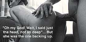Big Dicks, Big Problems: One Backing Up'