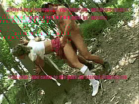 Sissy Caption: Fucking Sissy Gets Fucked By A Man In The Park'