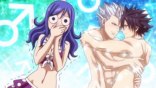 Fairy Tail's Gray Fullbuster Gets Naked with Juvia Lockser picture 1 of 1