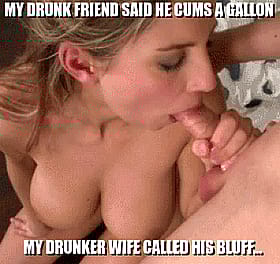 My Drunk Wife Called Him His Rifle: Big Tits, Blowjob, Cheating, Drunk Friend'