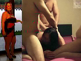 Big Ass BBW Exposed in Cuckold Gang Bang'