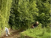 Blonde Mature Amateur Pissing in Public picture 1 of 1