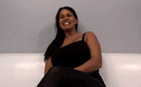Hollywood's Big Tits Actress Smiling on the Casting Couch'