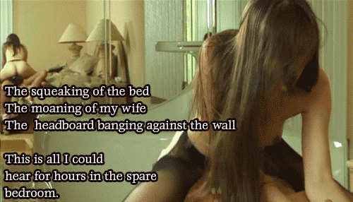 Cheating Hotwife Listening to Her Husband's Bedroom Encounters picture 1 of 1