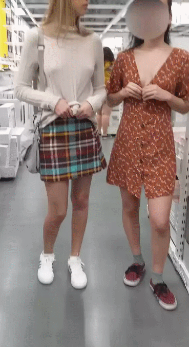 Amateur Babes with Big Tits: A Sizzling Hot Night in the Store picture 1 of 1