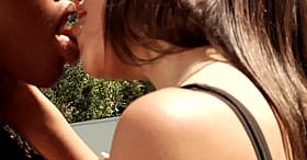 Kissing Lesbian Interracial: A Sizzling Seduction'