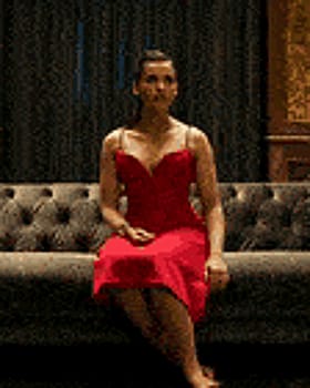 Naomi Scott in a Red Dress: A British Celebrity's Erotic Adventure'