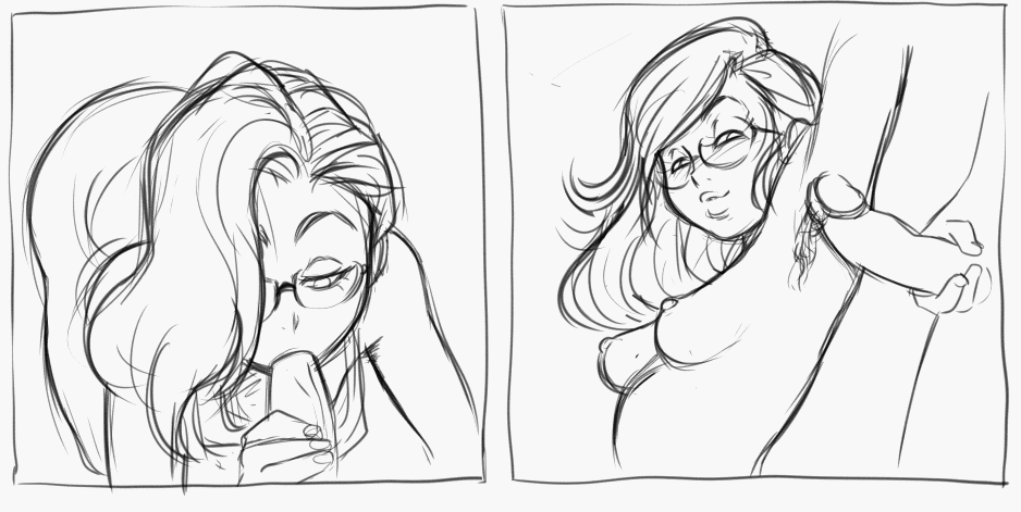 Blowjob Animation: Cartoon Chick Gives a Juicy Blowjob picture 1 of 1