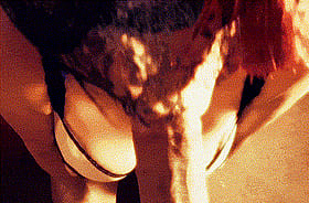 Big Tits Amateur Giving a Blowjob in a Mask'