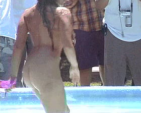 Poolside Naked Fun: A Sizzling Slang Adventure'