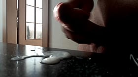 Cumshots in the Kitchen: A Solo Male Masturbation Adventure'