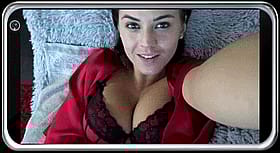 Brunette Lingerie Masturbation Phone Pussy'