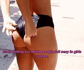 When Pulling Out A Little Wedgie Feels Sexy In G-strings'