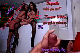 Horny Birthday Sex: Group Lesbian Fun'
