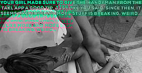 Cheating girlfriend gets caught in the act'
