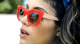 Sexy Sunglasses Babe with Tits'