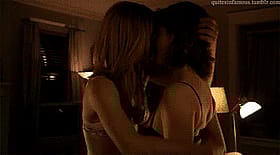 Sexy Bitches Kissing in Bedroom'
