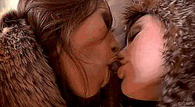 Hardcore Hotties: Two Chicks Kissing and Licking Each Other'