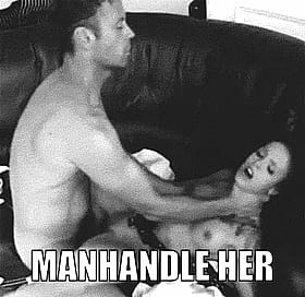 Manhandled Her: Alpha Male Bull Dominates'
