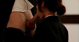 Hot Chick Giving a Blowjob to a Guy'