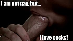 I Love Cocksucking: Sissy Caption'