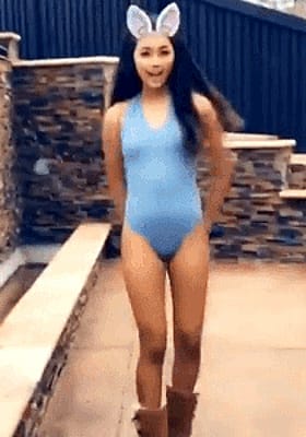 Teen in Blue Swimsuit: Non-Nude, Erotic Fun'