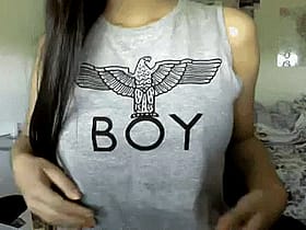 Hot Babes with Big Tits: Bouncing Girlfriend Teen'