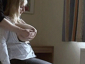 Amateur Chick Flashing Her Boobs'