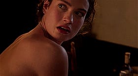 Lily James, the British Brunette Celebrity, Gets Naughty in the Bedroom'
