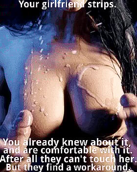 You Already Know About It and Are Comfortable With It: Captions, Cheating, Cumshots, Girlfriend'